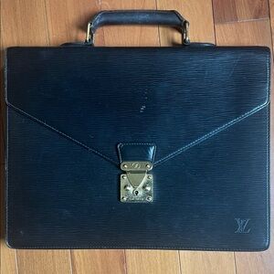 Louis Vuitton Epi Black Briefcase